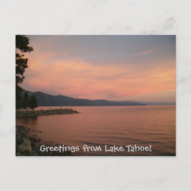 Greetings from Lake Tahoe! Postcard (Front)