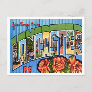 Greetings from Lancaster, Pennsylvania Travel Postcard