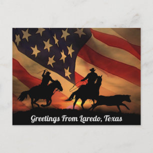 Greetings From Laredo, Texas Postcard