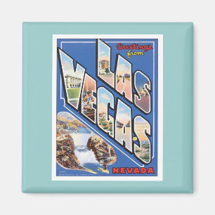 Greetings From Las Vegas Magnet
