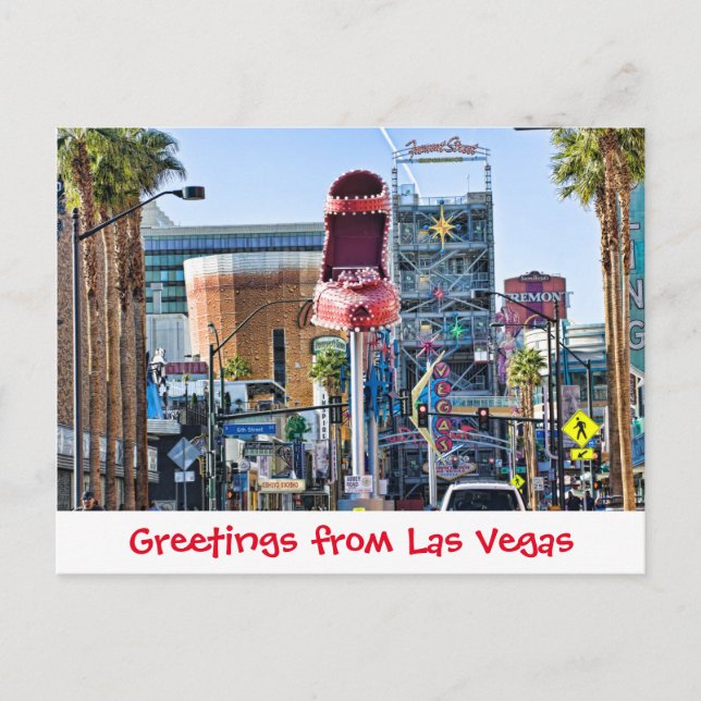 Greetings from Las Vegas postcard (Front)