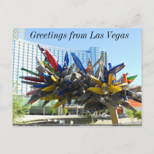 Greetings from Las Vegas Postcard