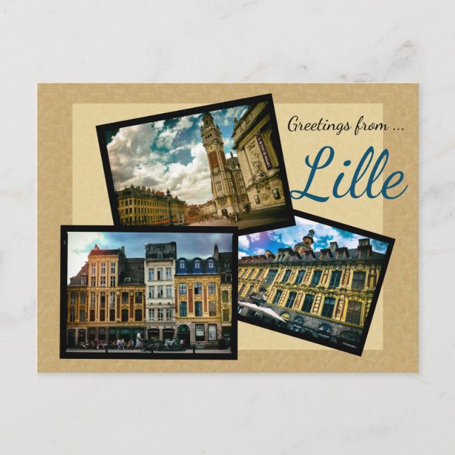 Greetings from Lille Postcard (Front)