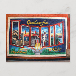 Greetings from Lorain, Ohio Postcard