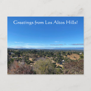 Greetings from Los Altos Hills! Postcard