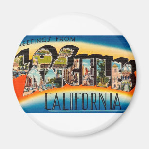 Greetings From Los Angeles Magnet