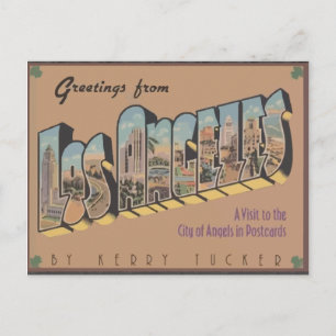 Greetings From Los Angeles, Vintage Postcard