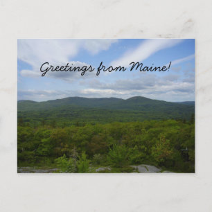 Greetings from Maine Postcard