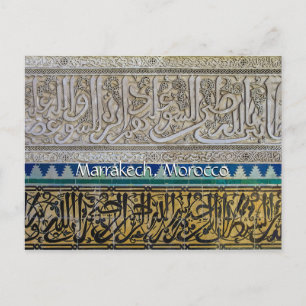 Greetings from Marrakech Morocco Postcard