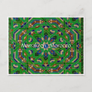 Greetings from Marrakech Morocco Postcard