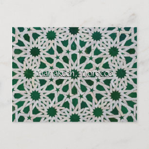 Greetings from Marrakech Morocco Postcard