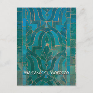 Greetings from Marrakech Morocco Postcard