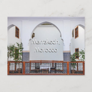 Greetings from Marrakech Morocco Postcard