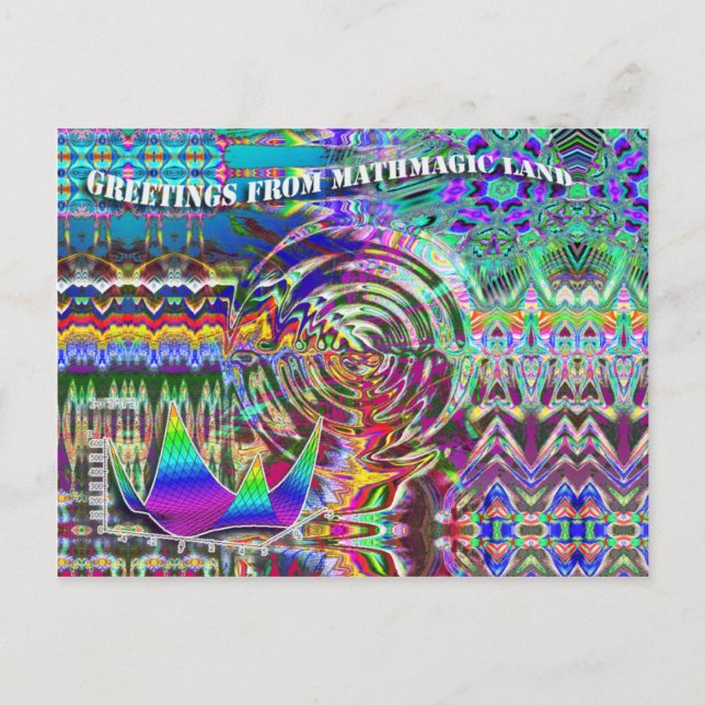 Greetings from MathMagic Land Postcard (Front)