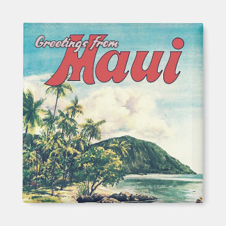 Greetings From Maui, Hawaii Magnet