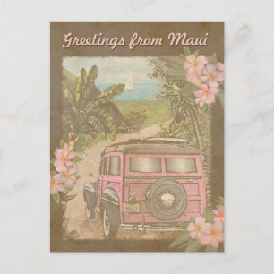 Greetings from Maui Postcard