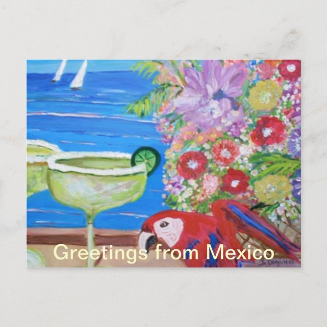 Greetings from Mexico Postcard (Front)
