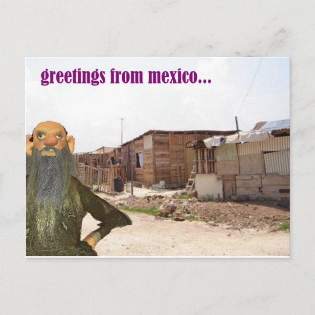 greetings from mexico postcard (Front)