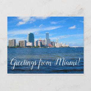 Greetings from Miami Florida Postcard