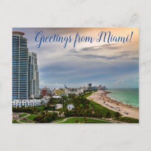 Greetings from Miami! Postcard