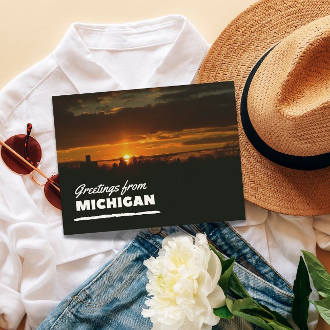 Greetings From Michigan Postcard (Birthday Depot
Greetings From Michigan Postcard)