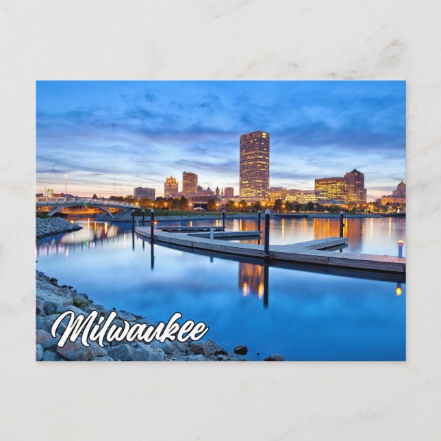 Greetings From Milwaukee, Wisconsin, USA Postcard (Front)
