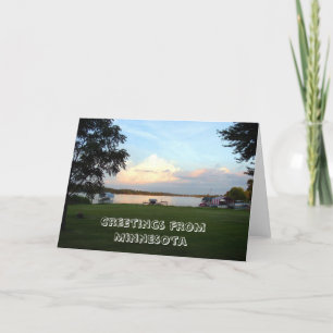 Greetings from Minnesota Card