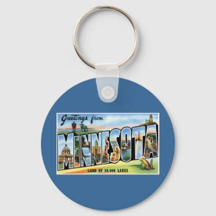 Greetings from Minnesota! Key Ring
