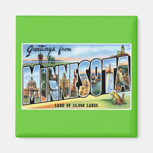 Greetings from Minnesota! Magnet