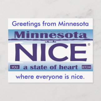 Greetings from Minnesota NIce Postcard