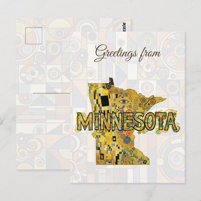 Greetings from Minnesota Postcard (Front/Back)