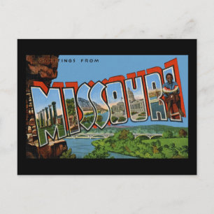 Greetings from Missouri Postcard