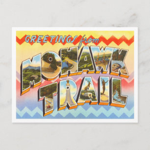 Greetings from Mohawk Trail, Massachusetts Travel Postcard