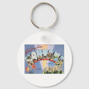 Greetings From Montana Key Ring