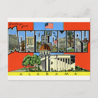 Greetings from Montgomery, AL Postcard