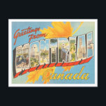 Greetings from Montreal, Canada Vintage Travel Postcard<br><div class="desc">Greetings from Montreal,  Canada Vintage Travel Postcard</div>