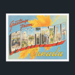 Greetings from Montreal, Canada Vintage Travel Postcard<br><div class="desc">Greetings from Montreal,  Canada Vintage Travel Postcard</div>