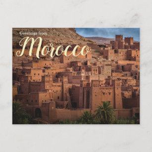 Greetings from Morocco Postcard  