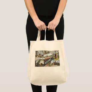 Greetings from Morristown NJ Vintage Style Tote Bag
