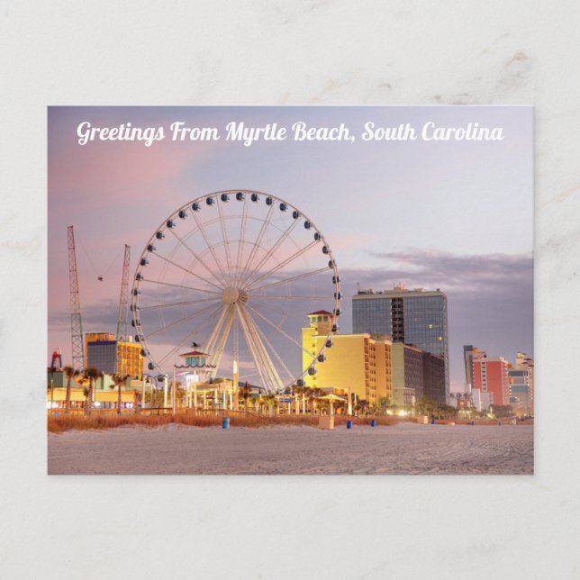 Greetings From Myrtle Beach, South Carolina Postcard (Front)