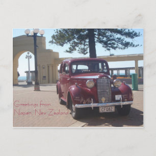 Greetings from Napier, New Zealand Postcard