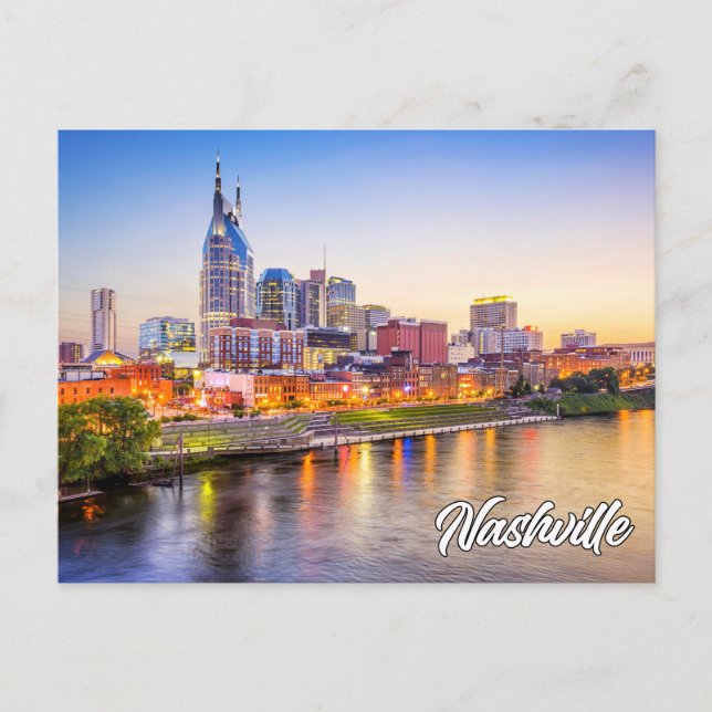 Greetings From Nashville, Tennessee, USA Postcard (Front)