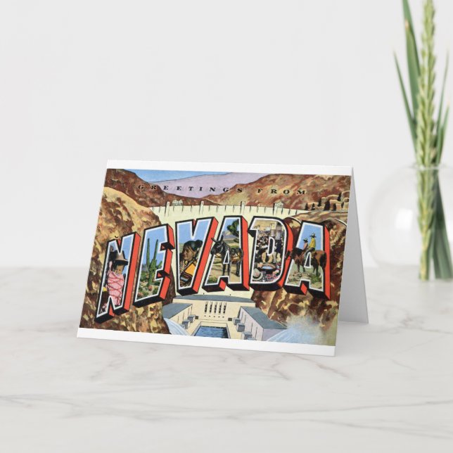 Greetings From Nevada Card (Front)