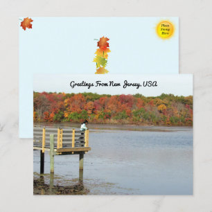Greetings from New Jersey - Autumn Thoughts  Postcard