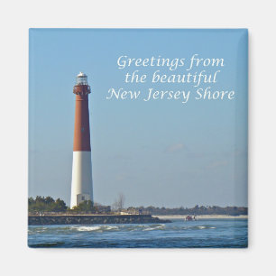 Greetings From New Jersey - Barnegat Light Magnet