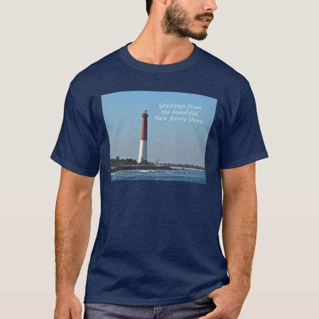 Greetings From New Jersey - Barnegat Light T-Shirt (Front)