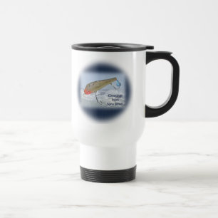 Greetings From New Jersey Fishing Lure Travel Mug