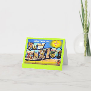 Greetings from New Mexico Card