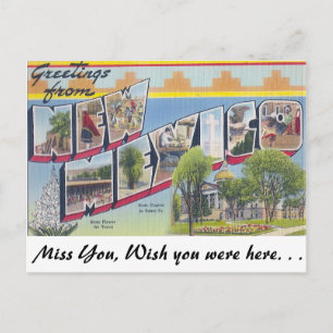 Greetings from New Mexico Postcard