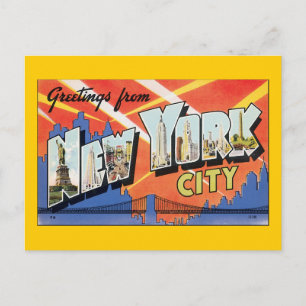 Greetings from New York City Postcard